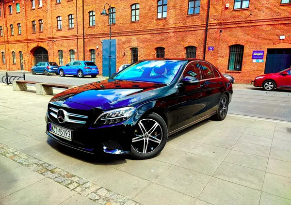 mercedes benz Mercedes-Benz Klasa C cena 119000 przebieg: 102000, rok produkcji 2019 z Dobrzany